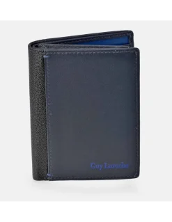 GUY LAROCHE Cartera gran tarjetero para hombre en piel combinada