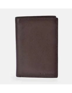 GUY LAROCHE Cartera gran formato en piel suave para hombre con monedero