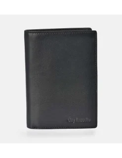 GUY LAROCHE Cartera gran formato en piel suave para hombre con monedero