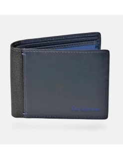 GUY LAROCHE Cartera horizontal para hombre en piel combinada con monedero