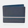 GUY LAROCHE Cartera horizontal con monedero para hombre en piel Rayas