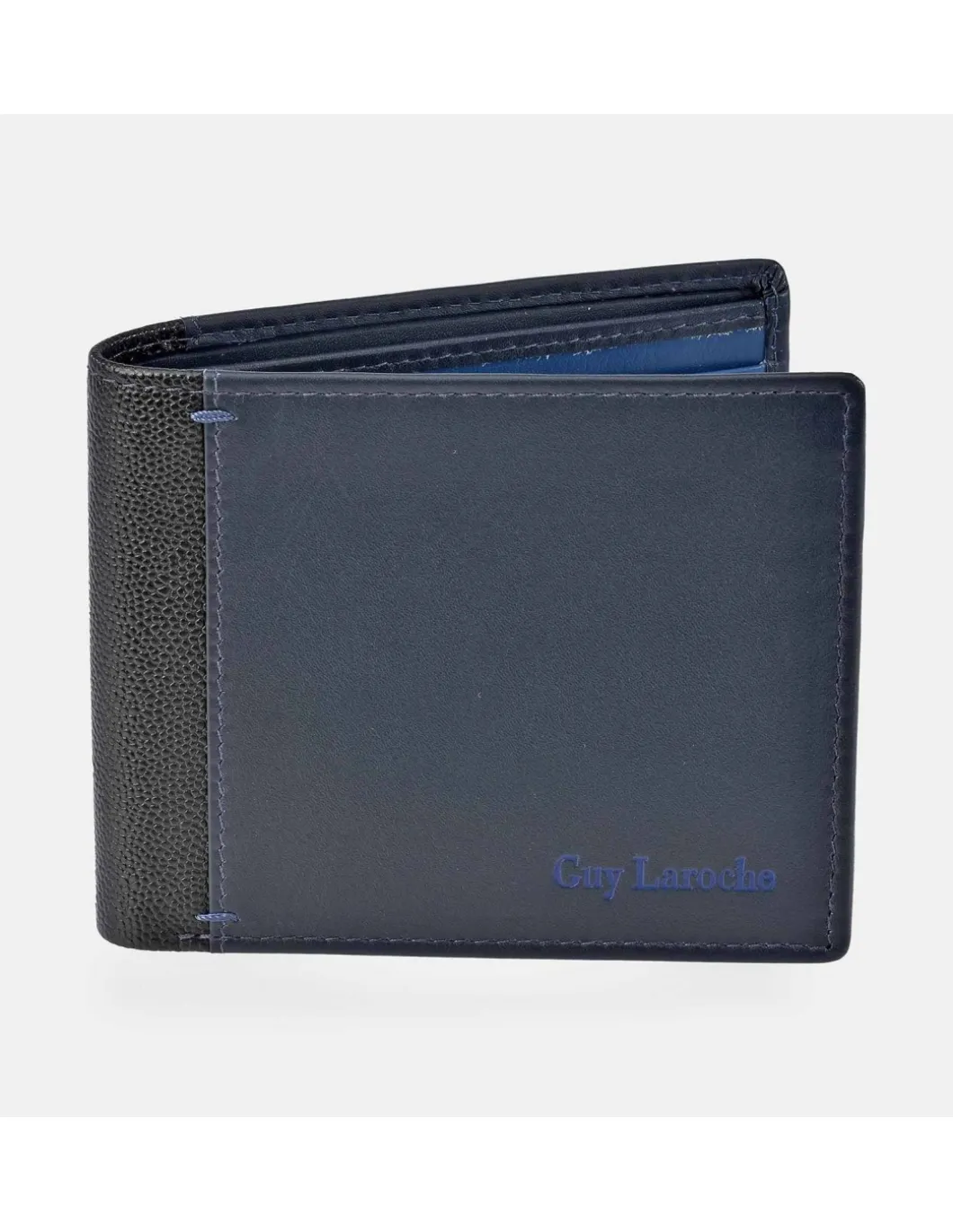 GUY LAROCHE Cartera horizontal para hombre en piel combinada