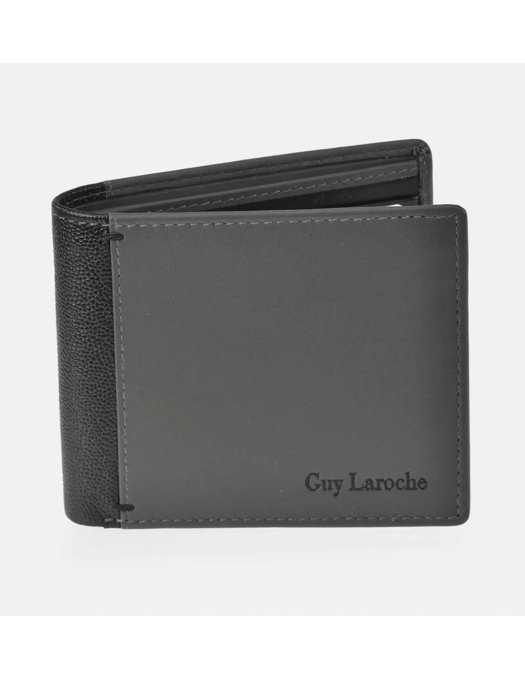 GUY LAROCHE Cartera horizontal para hombre en piel combinada