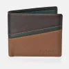 GUY LAROCHE Cartera piel para hombre tipo americano Colección Napa Grano