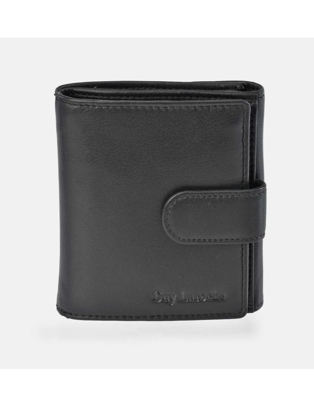 GUY LAROCHE Cartera piel suave para hombre con monedero