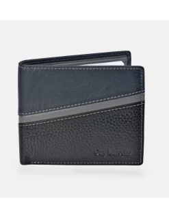 GUY LAROCHE Cartera piel para hombre tipo americano Colección Napa Grano