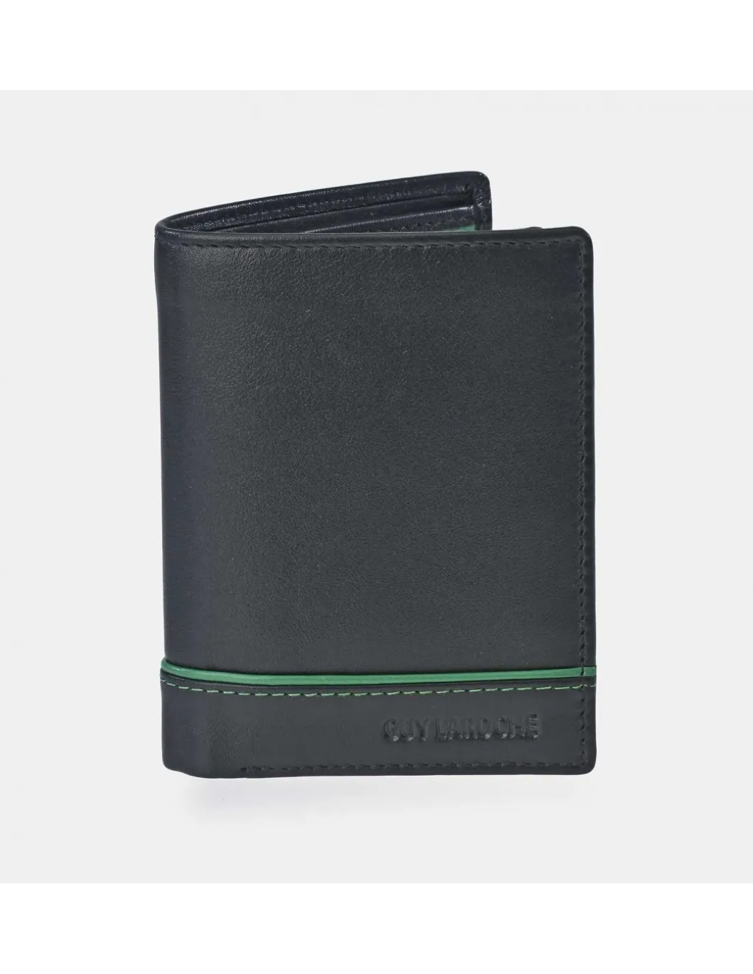 GUY LAROCHE cartera piel para hombre con monedero interior
