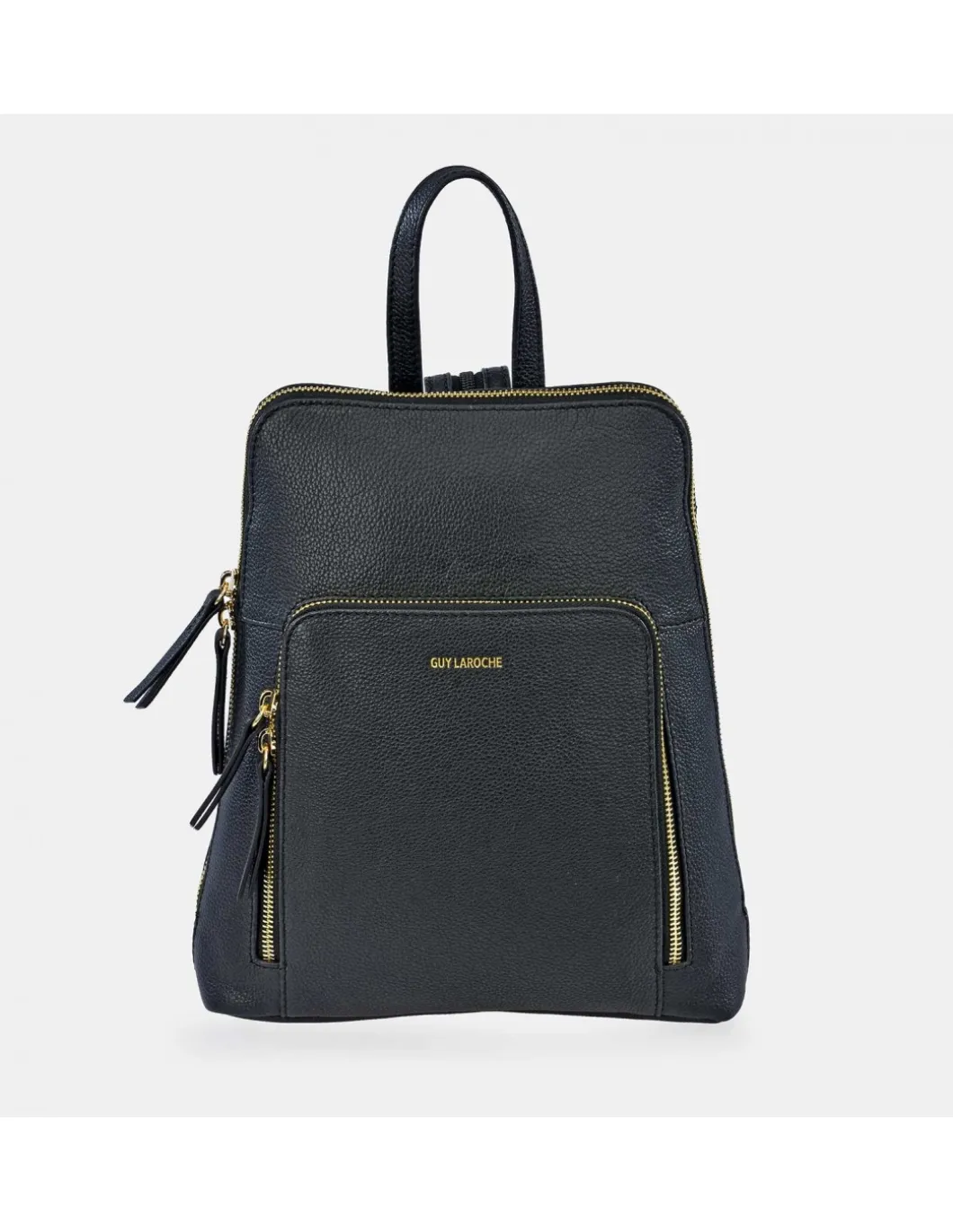 GUY LAROCHE mochila piel grano mujer tirantes con cremallera