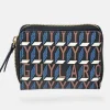 GUY LAROCHE monedero billetero mediano para mujer en lona print logo