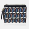 GUY LAROCHE monedero billetero mini para mujer en lona print logo