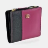 GUY LAROCHE monedero billetero mini para mujer en piel bicolor