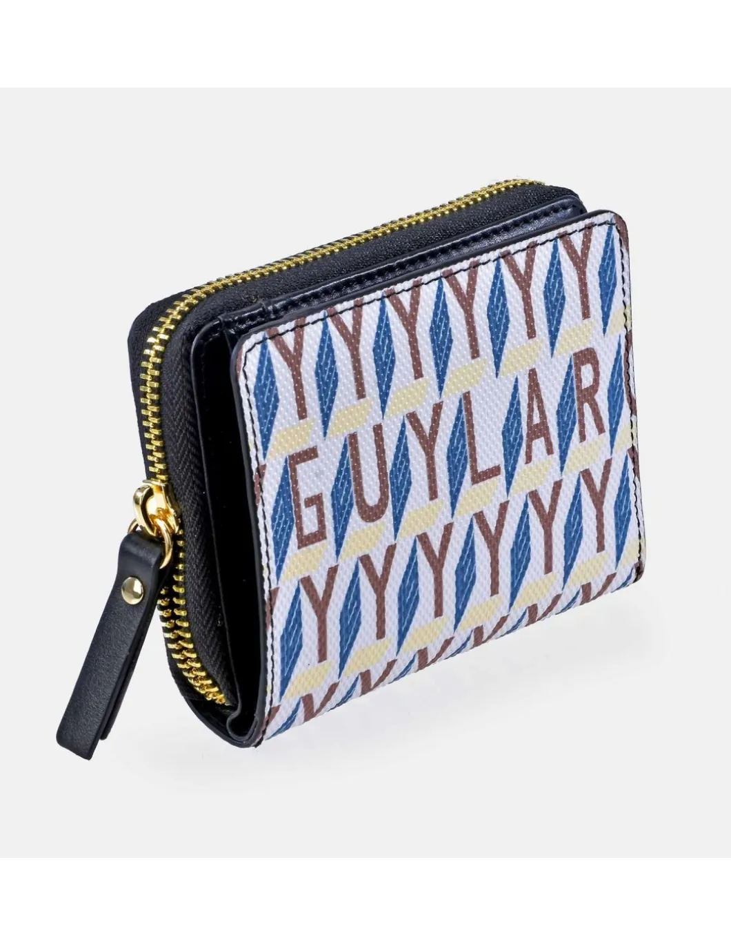 GUY LAROCHE monedero billetero mediano para mujer en lona print logo