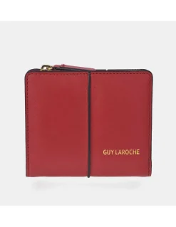 GUY LAROCHE monedero billetero de piel Napa con cremallera para mujer