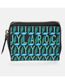 GUY LAROCHE monedero billetero mediano para mujer en lona print logo