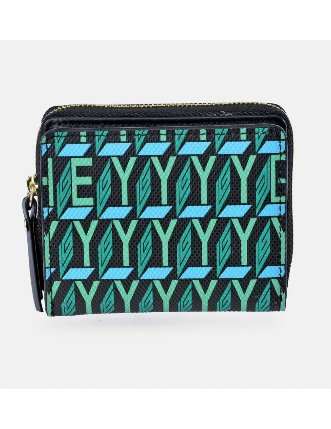 GUY LAROCHE monedero billetero mini para mujer en lona print logo