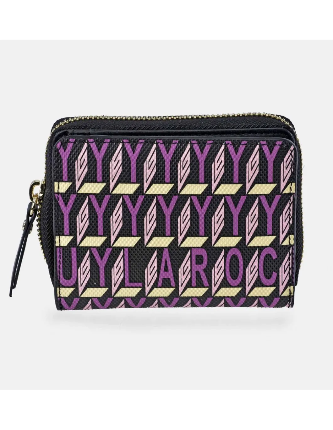 GUY LAROCHE monedero billetero mediano para mujer en lona print logo
