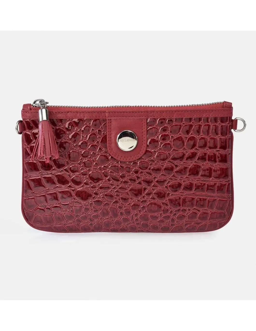 GUY LAROCHE Monedero billetero grande + Bolso de mano con bandolera en símil piel con estuche