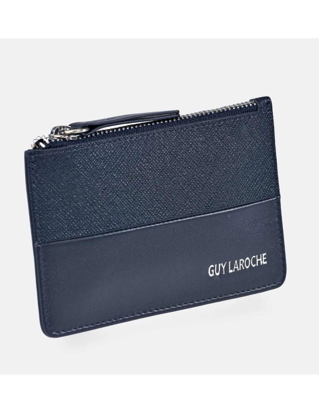 GUY LAROCHE monedero con tarjetero en piel para hombre