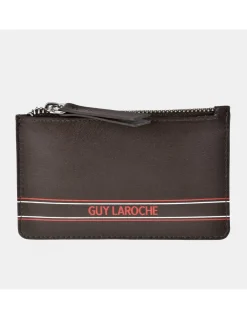 GUY LAROCHE monedero con tarjetero en piel para hombre