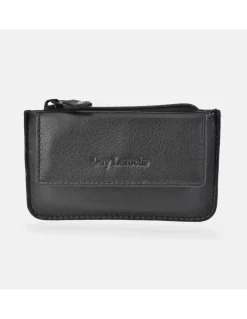 GUY LAROCHE Monedero con llavero en piel suave para hombre