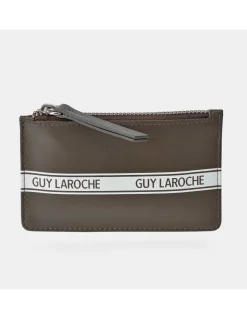 GUY LAROCHE Monedero con tarjetero y cremallera en piel para hombre