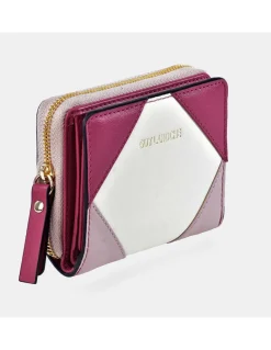 GUY LAROCHE monedero con tarjetero para mujer en piel patchwork
