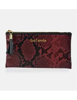 GUY LAROCHE monedero cremallera con tarjetero mujer sintético Serpiente