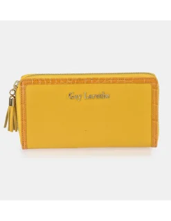 GUY LAROCHE Monedero grande para Mujer Piel Coco con cremallera