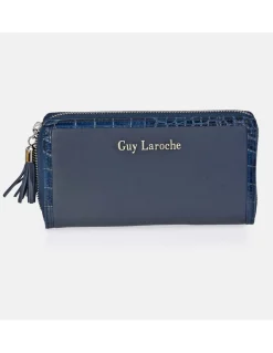 GUY LAROCHE Monedero grande para Mujer Piel Coco con cremallera