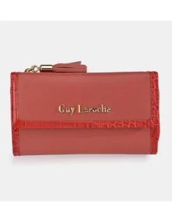 GUY LAROCHE Monedero grande para Mujer Piel Coco
