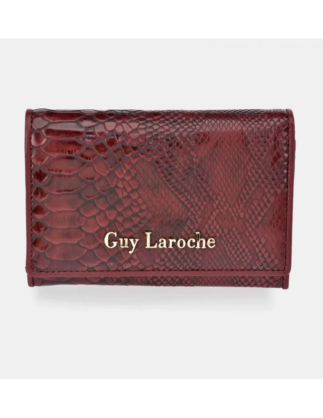 GUY LAROCHE monedero para mujer plano sintético y piel