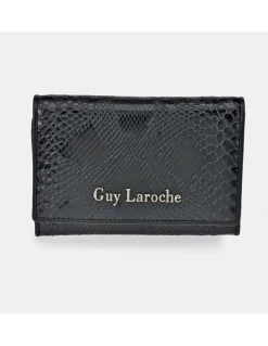 GUY LAROCHE monedero para mujer plano sintético y piel