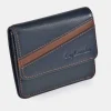 GUY LAROCHE Monedero plano con Tarjetero de piel para Hombre Colección Napa