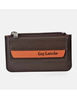 GUY LAROCHE Monedero plano para hombre en piel colores