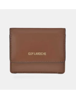 GUY LAROCHE Monedero Tarjetero de piel para mujer