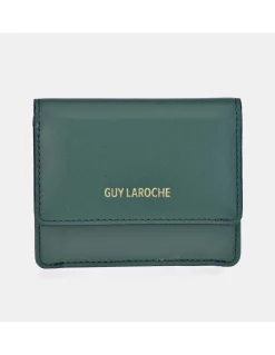 GUY LAROCHE Monedero Tarjetero de piel para mujer