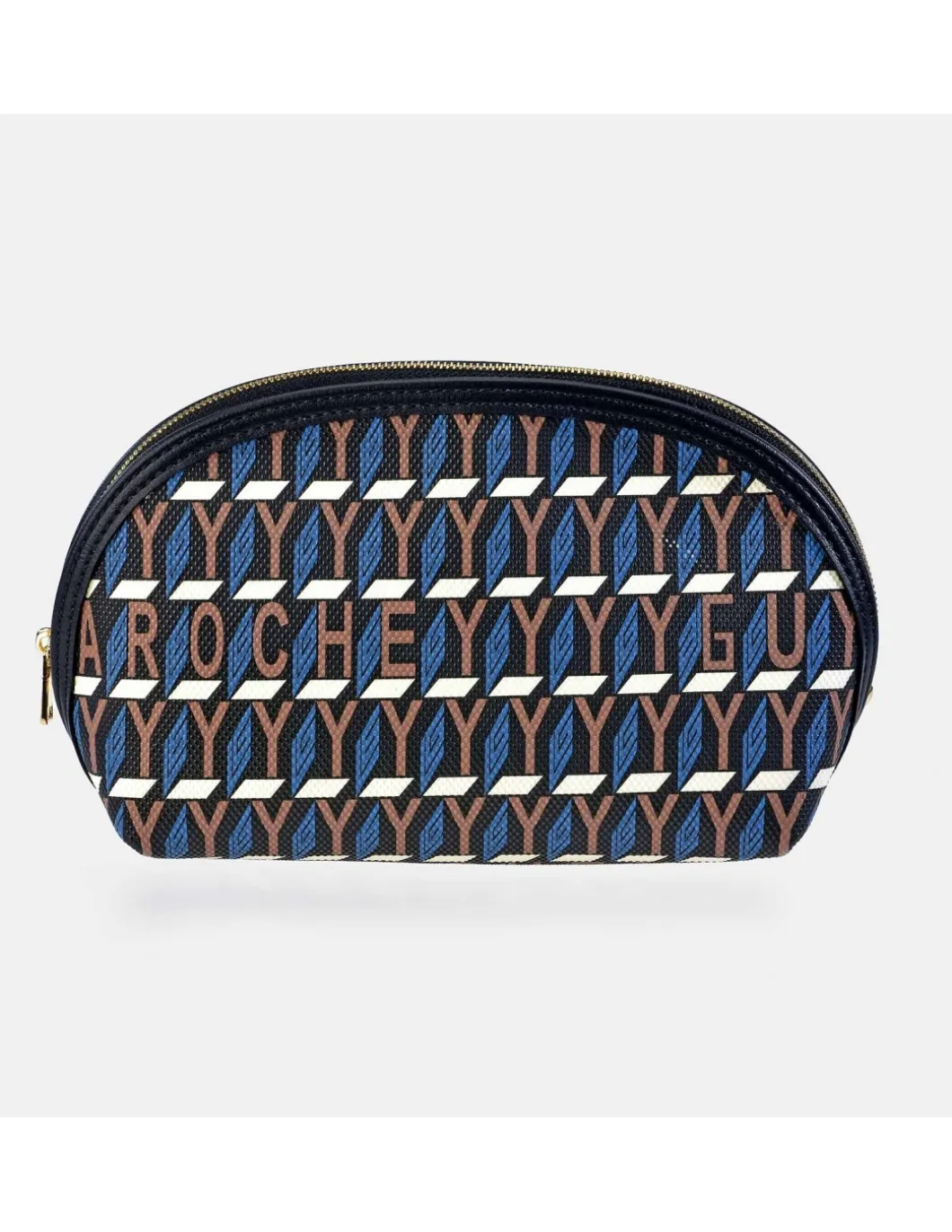 GUY LAROCHE neceser cremallera para mujer en lona print logo