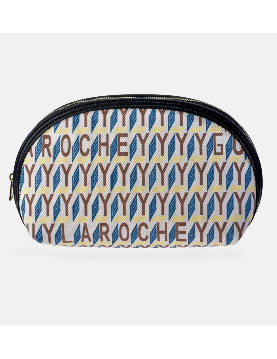 GUY LAROCHE neceser cremallera para mujer en lona print logo