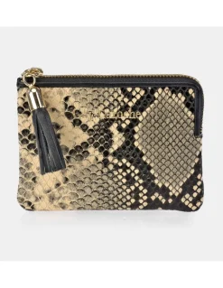 GUY LAROCHE tarjetero cremallera pequeño mujer sintético Serpiente