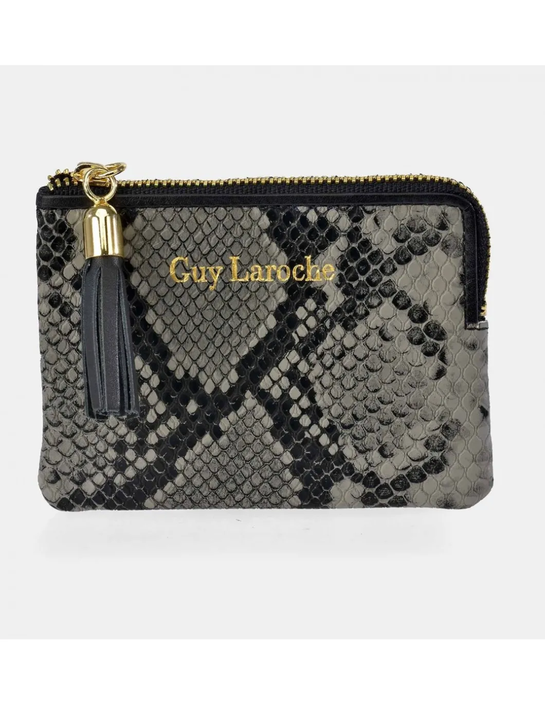 GUY LAROCHE tarjetero cremallera pequeño mujer sintético Serpiente