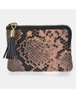GUY LAROCHE tarjetero cremallera pequeño mujer sintético Serpiente