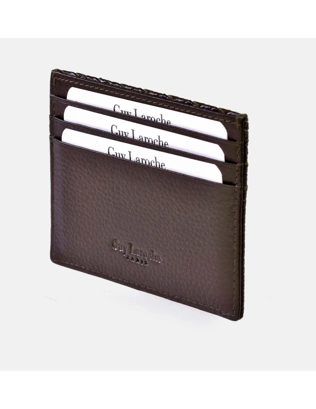 GUY LAROCHE Tarjetero de Hombre Piel Colección Espiga