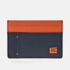 GUY LAROCHE Tarjetero plano para caballero en piel bicolor