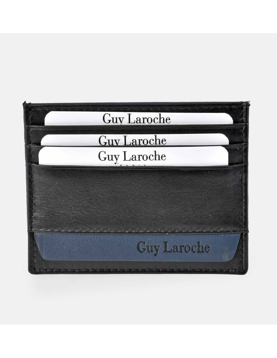 GUY LAROCHE Tarjetero plano para hombre en piel colores