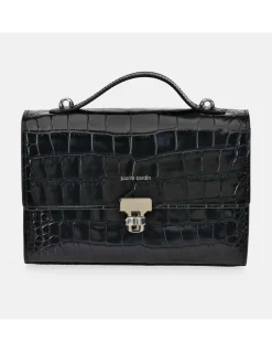 PIERRE CARDIN Bolso de mano con bandolera mujer Piel Coco