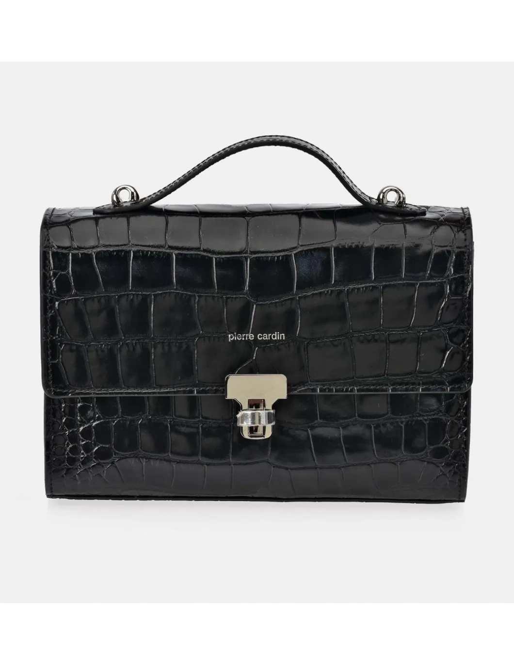 PIERRE CARDIN Bolso de mano con bandolera mujer Piel Coco