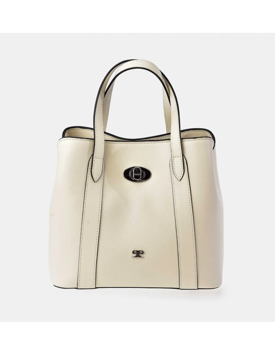 PIERRE CARDIN Bolso de mano con bandolera y doble asa para mujer en Piel