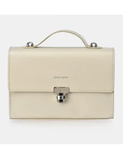 PIERRE CARDIN Bolso de mano con bandolera mujer Piel Napa