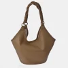 PIERRE CARDIN Bolso estilo Hobo para mujer en símil piel grano fino