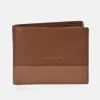 PIERRE CARDIN Americano con monedero para hombre en piel combinada